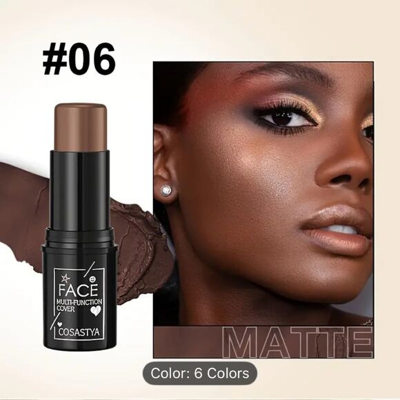 NEW 6 Piece Makeup Gift Set Contour Highlighter Blush Eye Shadow Lips 6 Colors - Picture 11 of 11